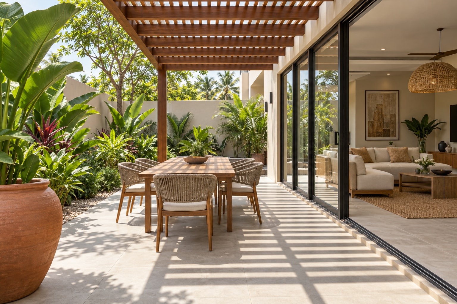 Illustration · Maison de ville avec extérieur · IC-08 / Townhouse with outdoor space · IC-08
