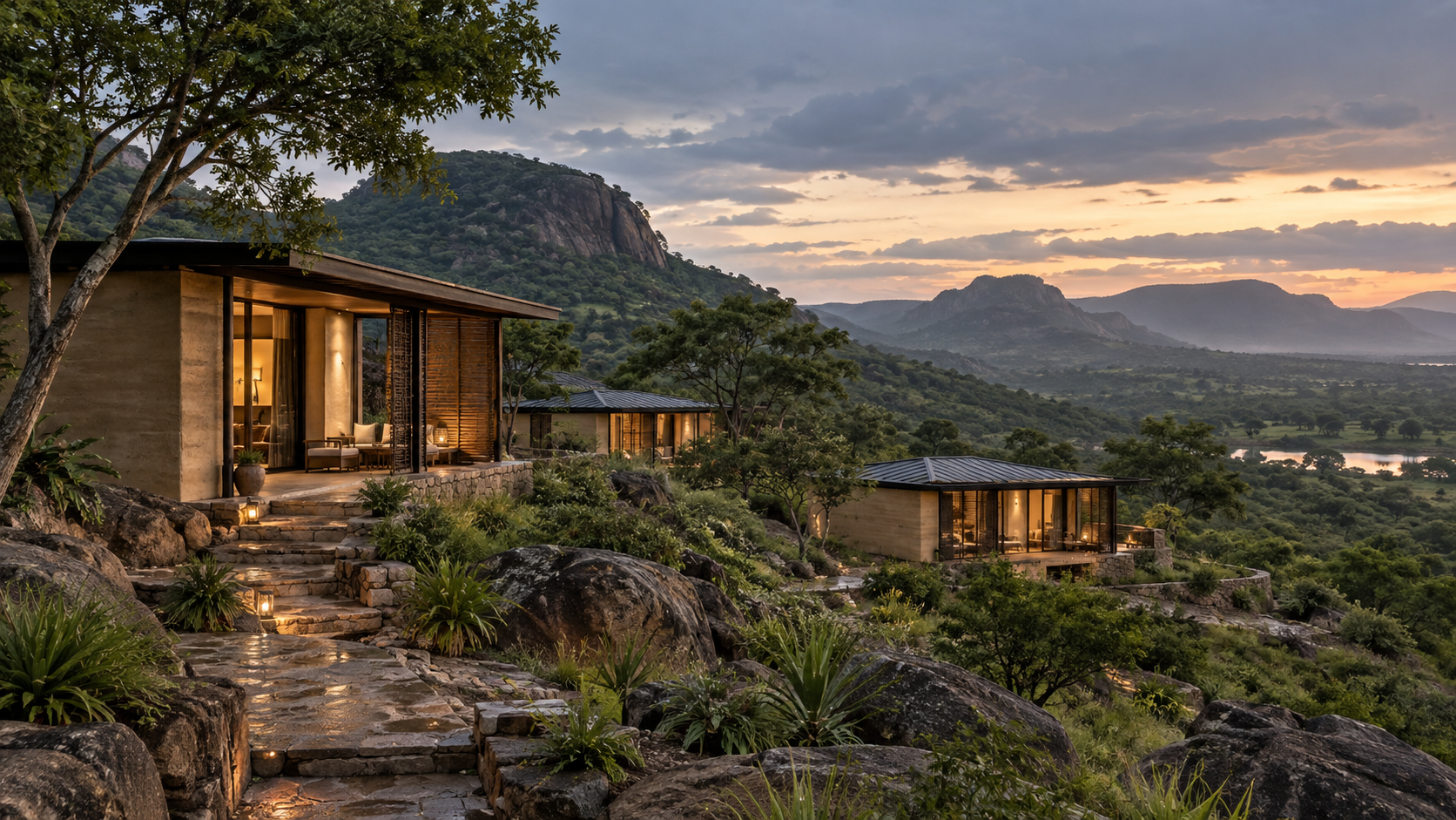 Atakora Retreat Residences — illustrative architectural concept