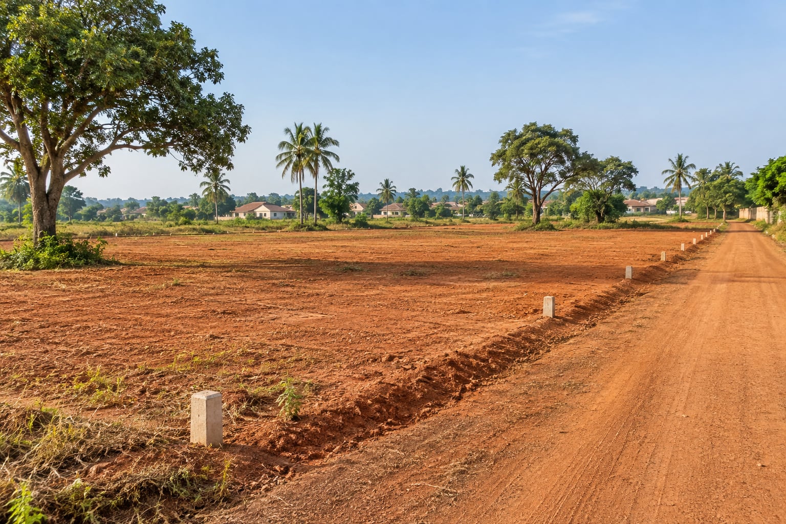 Serviced residential plot near Abomey